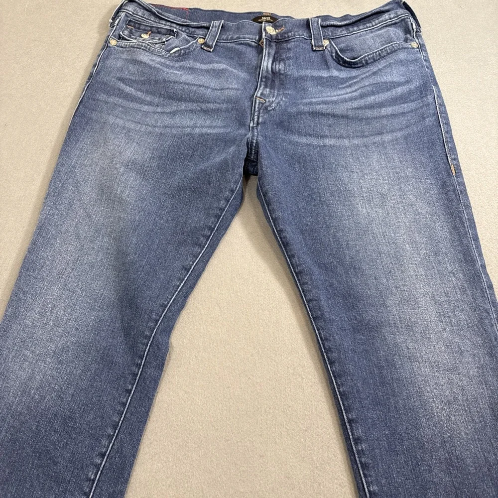 JEANS True Religion Rocco MENS 40 RELAXED SKINNY Stretch Premium Blue